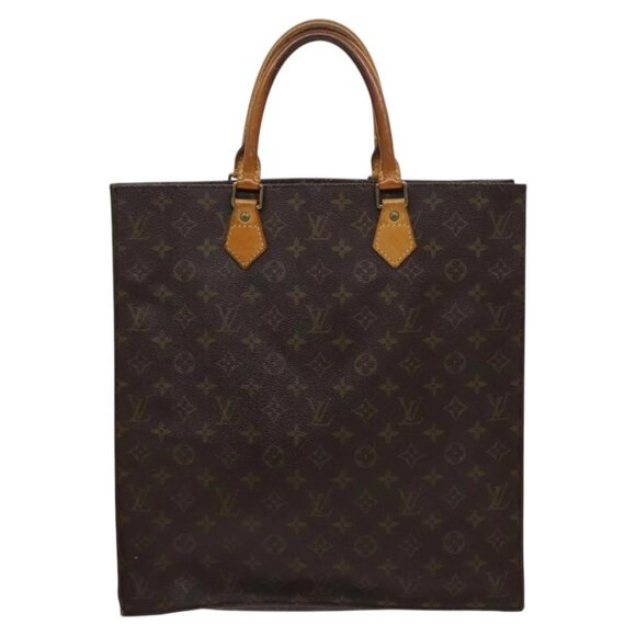 LOUIS VUITTON Monogram Sac Plat Hand Bag M51140 LV Auth - Picture 8 of 16